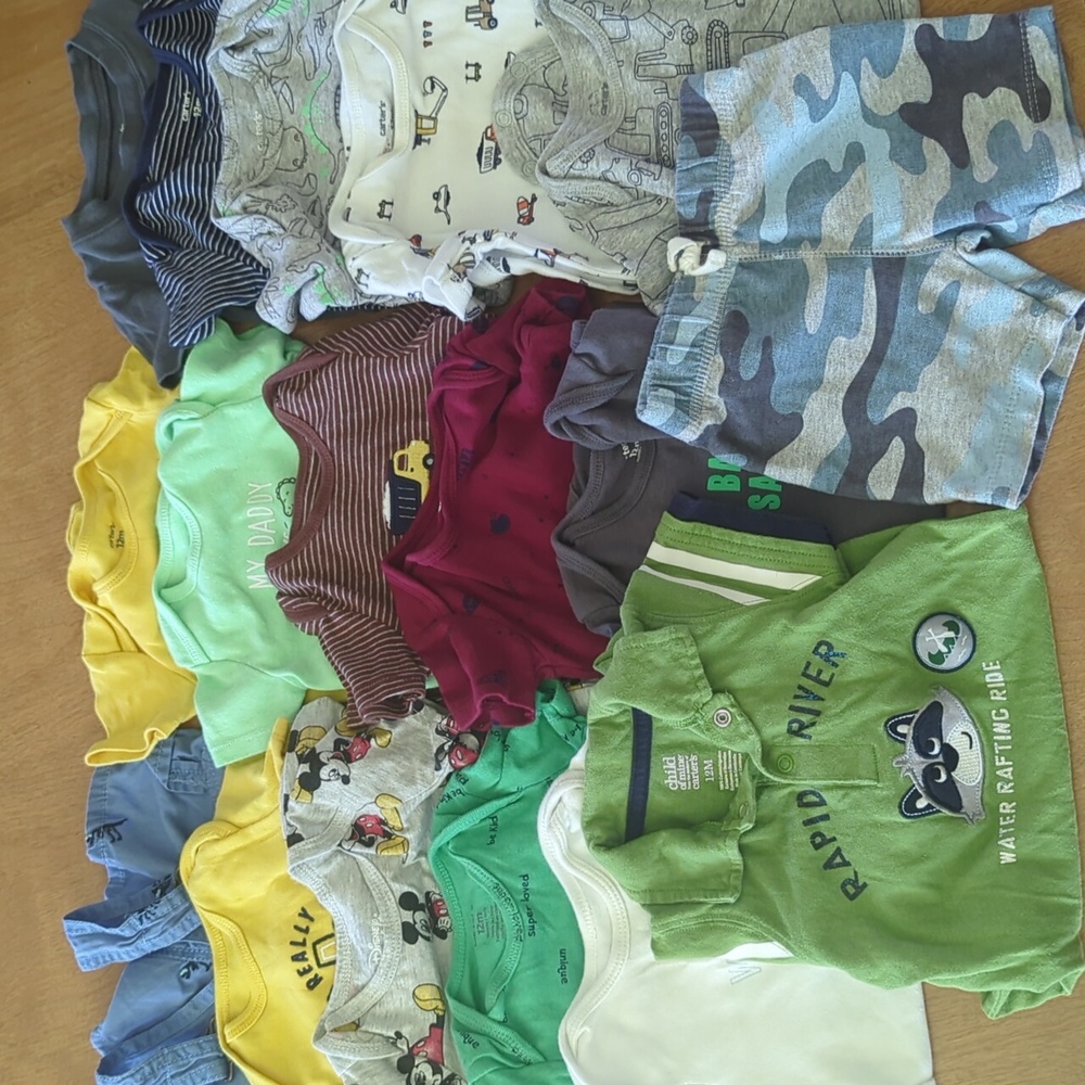 Carter's 12 mo baby boy lot